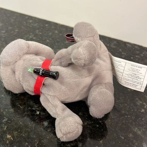 1999 Coca Cola International Dover Bulldog England Bean Bag Plush NEW WITH TAGS - Picture 5 of 13
